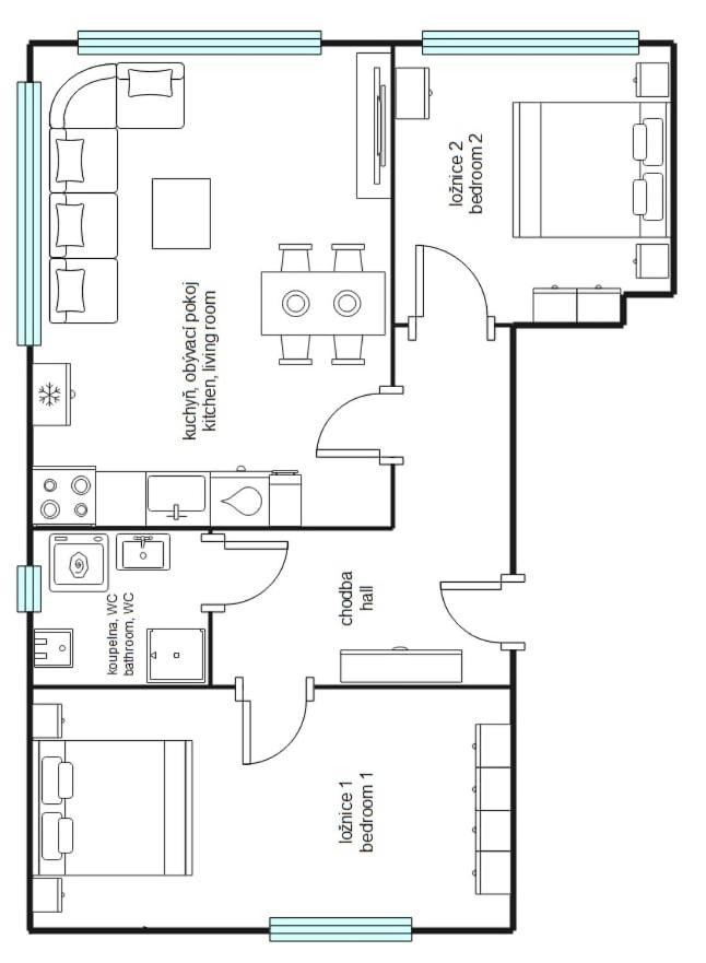 Apartman U Fontany 포데브라디 외부 사진